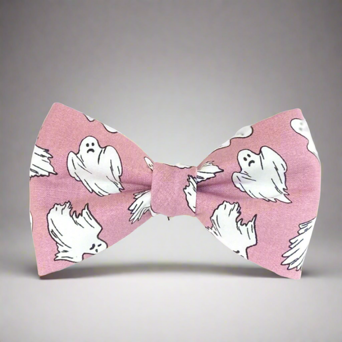 Doggish Pink Halloween Bow Tie