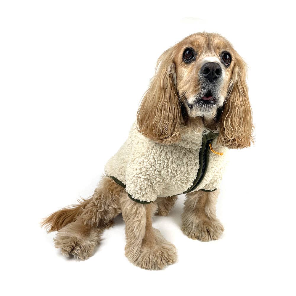 Sherpa Fleece Dog Coat