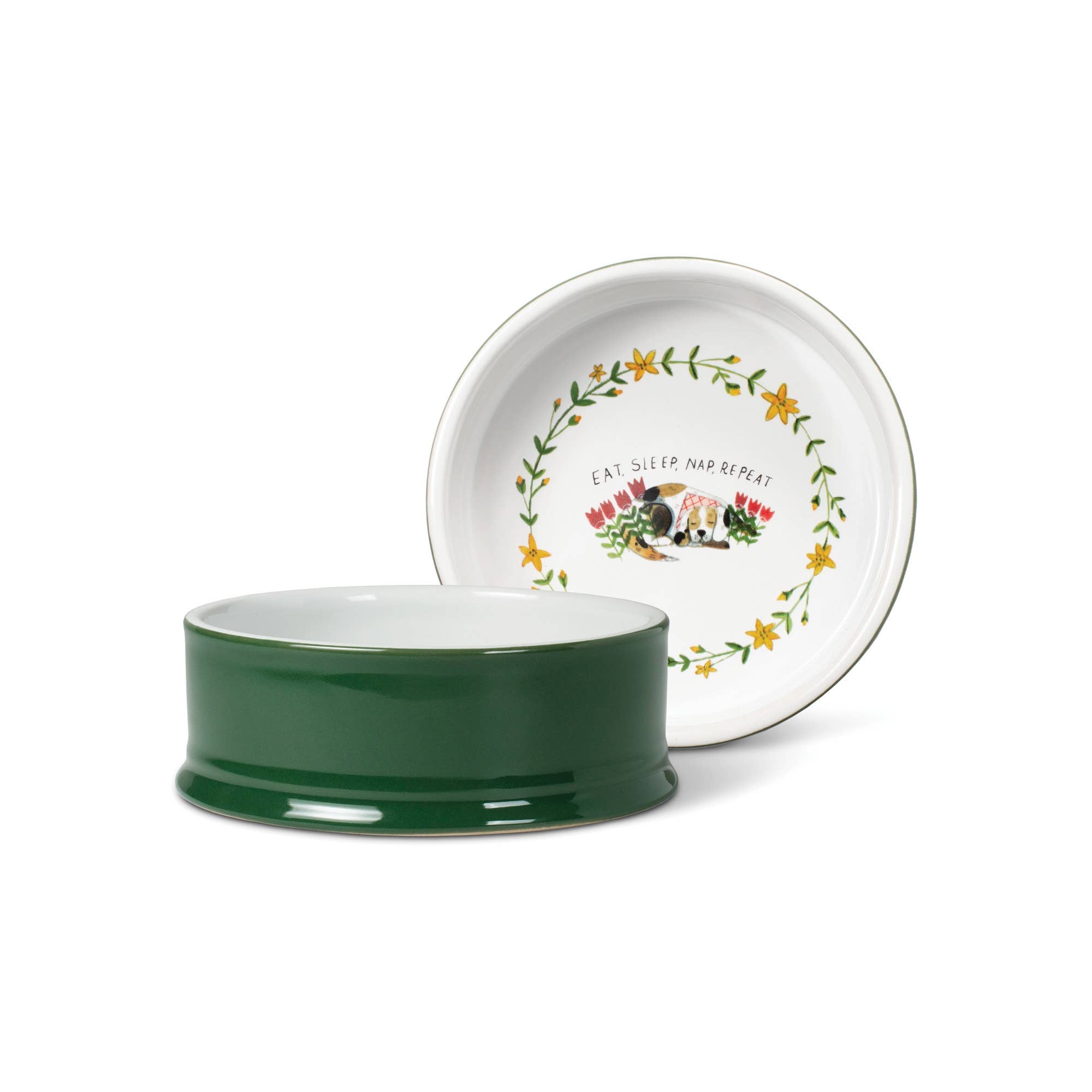 Petshop Eat, Sleep, Nap Forest Small Dog Bowl