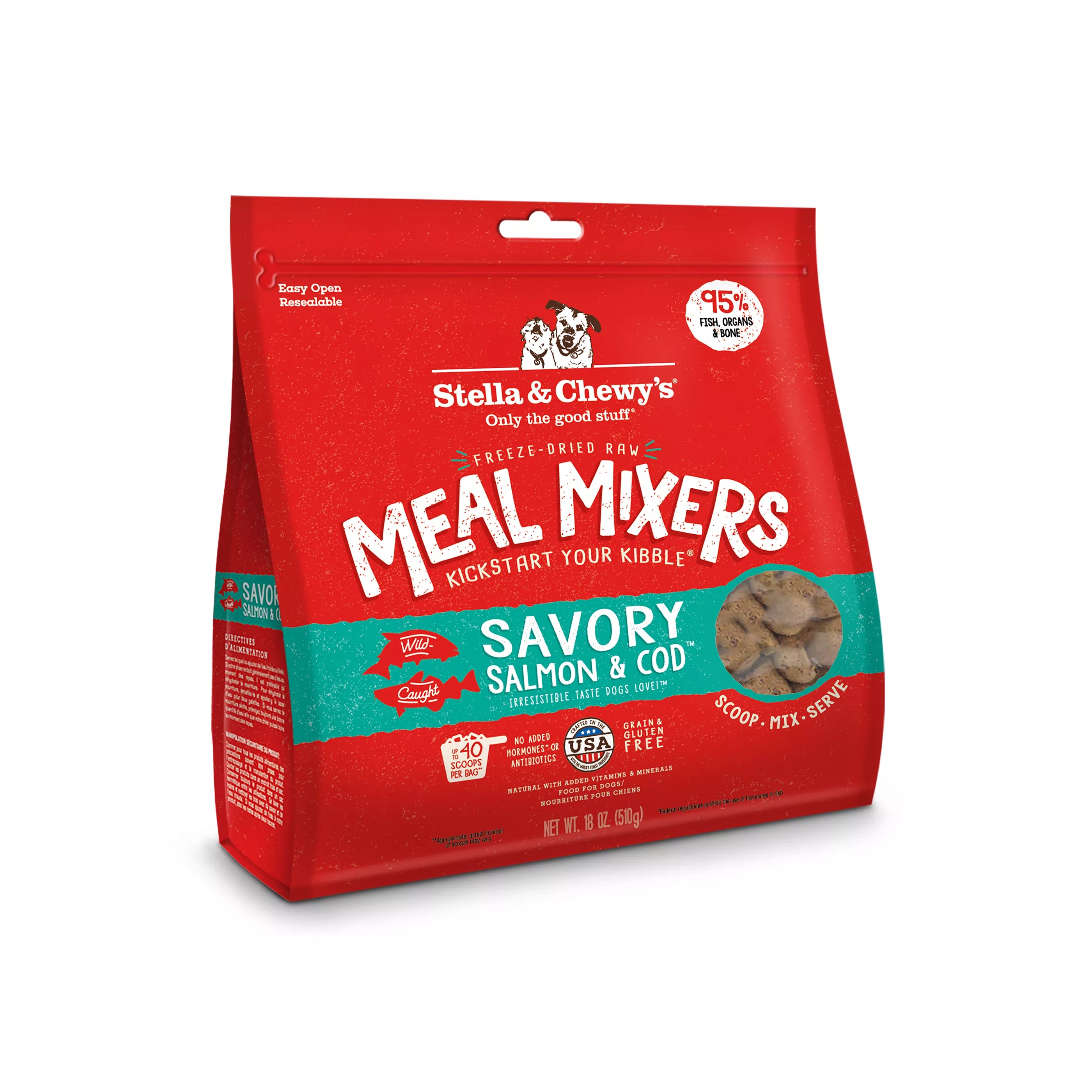 Stella & Chewy's Dog Meal Mixer Salmon & Cod FD