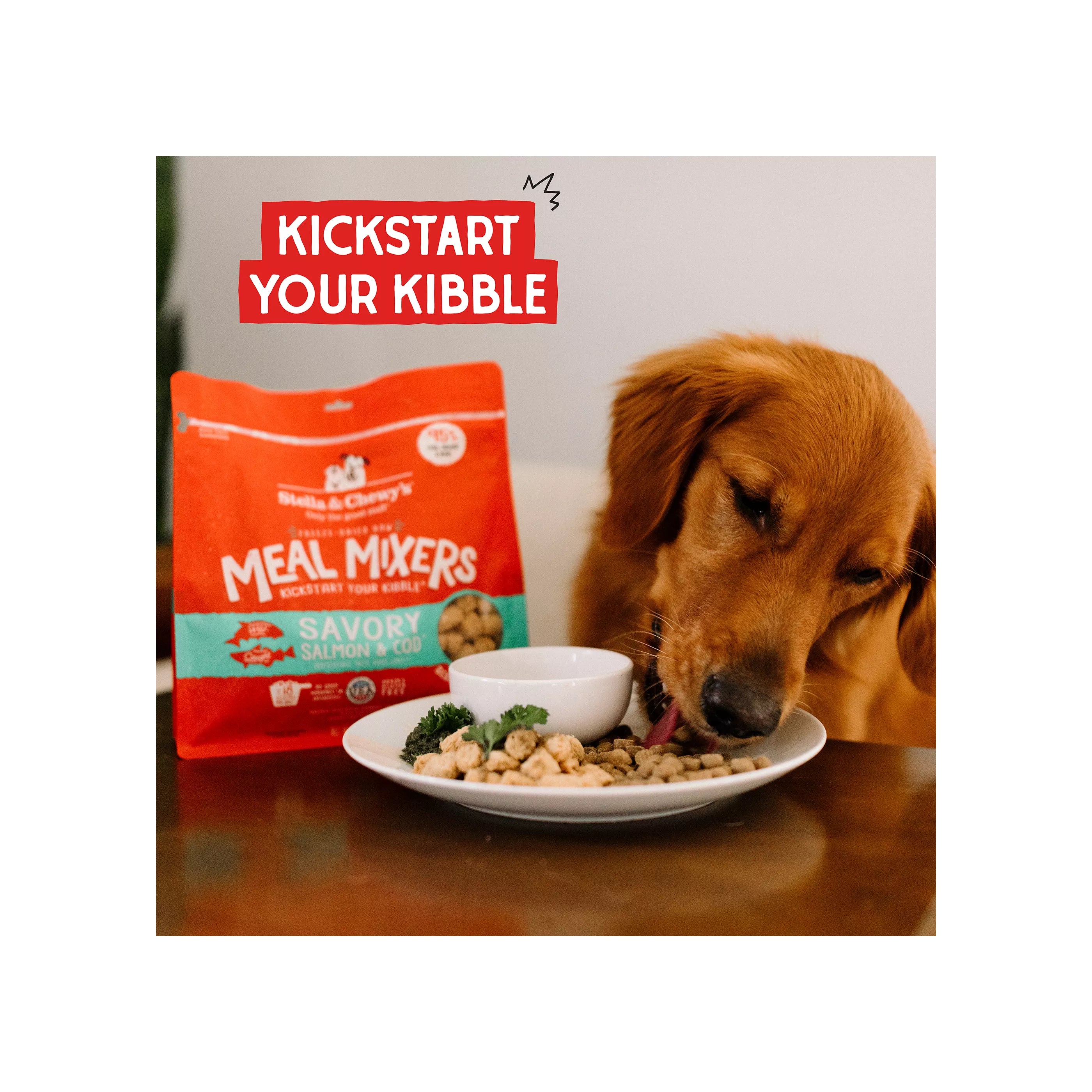 Stella & Chewy's Dog Meal Mixer Salmon & Cod FD
