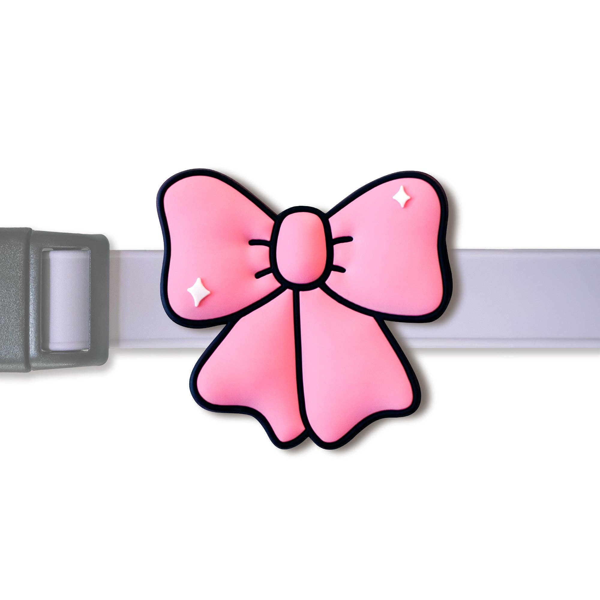 Ribbon Pink Jiby Dog Charm