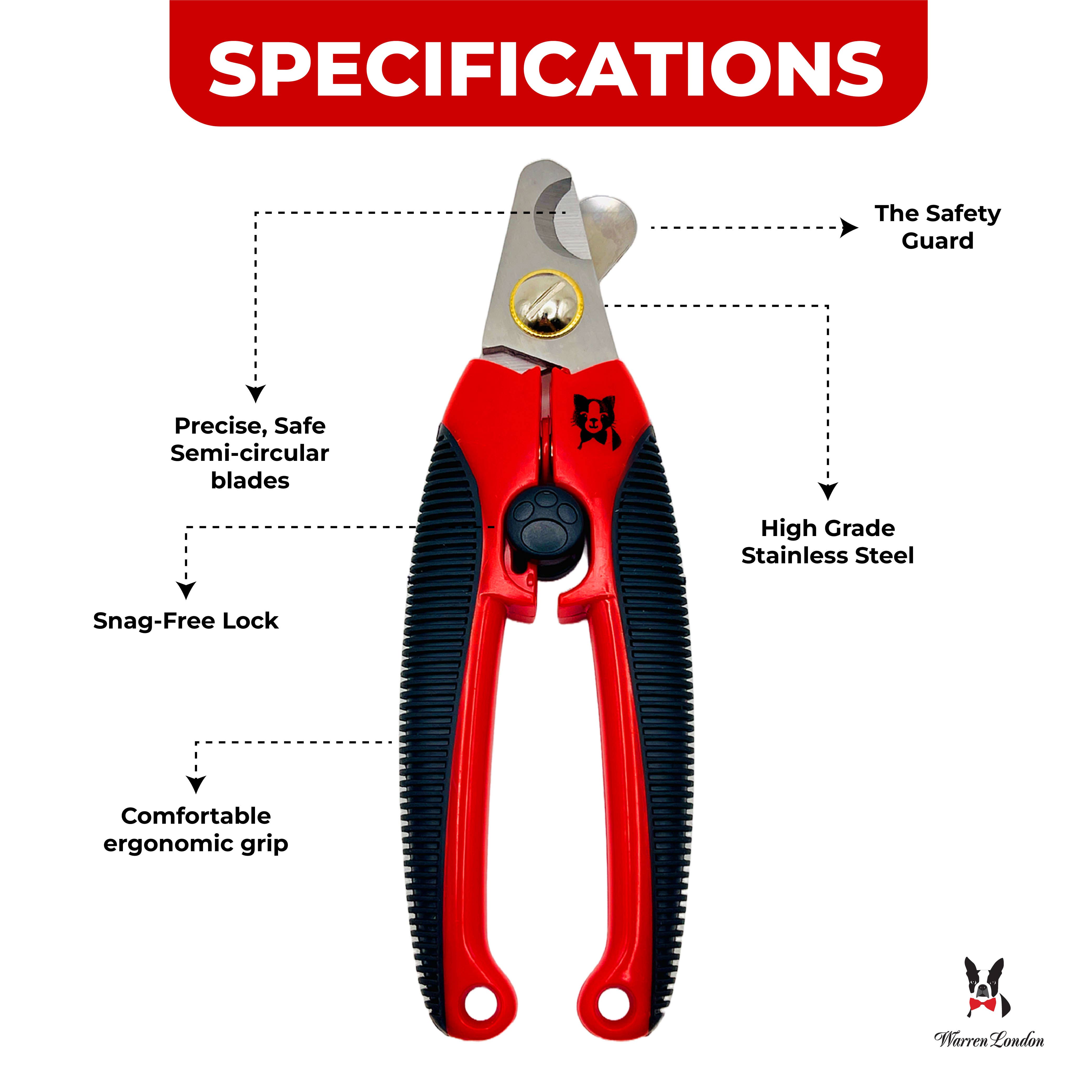 Warren London Pet Nail Clippers Small