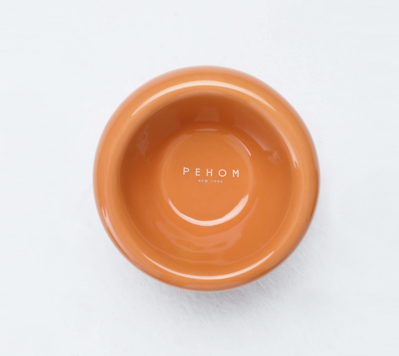 Pehom Soufflé Pet Bowl - Amber Orange