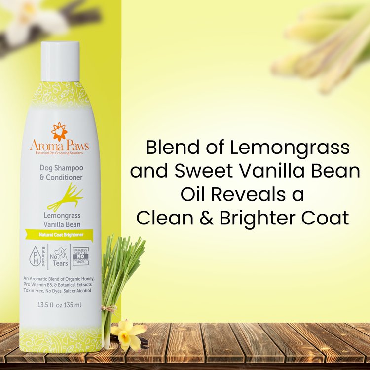Aroma Paws Lemongrass Vanilla Bean Shampoo & Conditioner