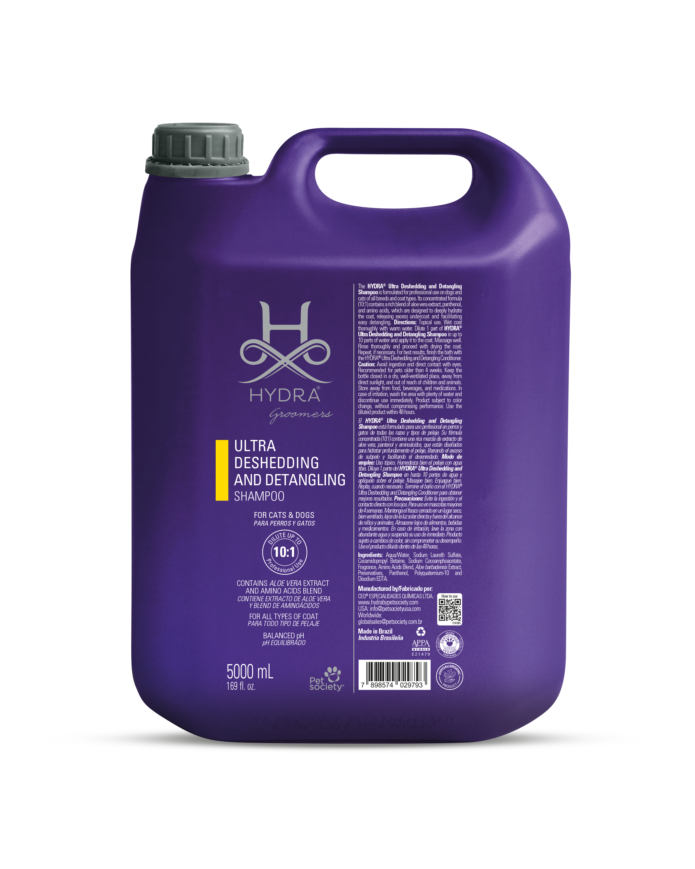 Hydra Deshedding and Detangling Shampoo