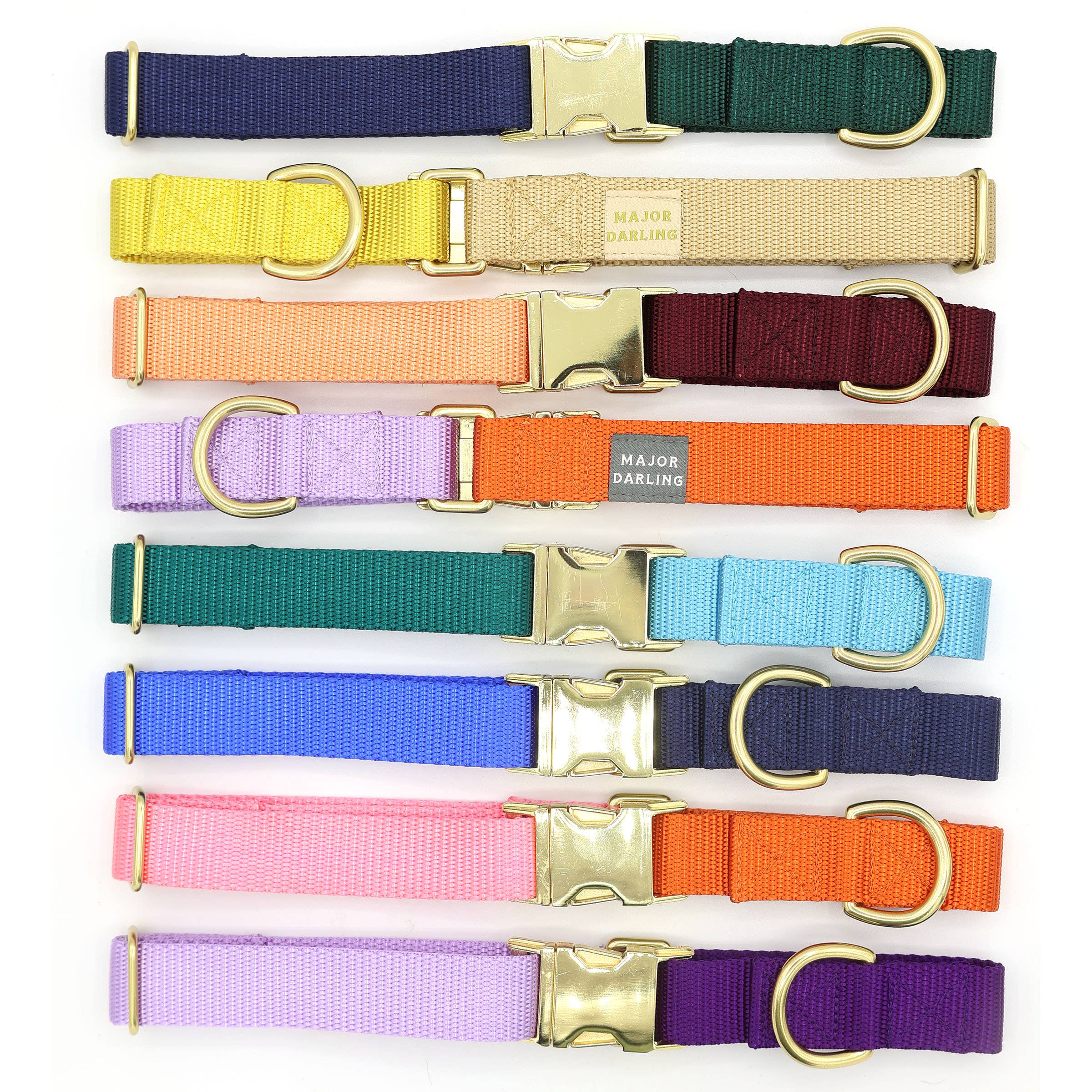 Major Darling Quick-release Martingale Collar / Brass Snap