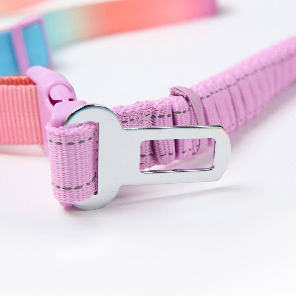 Spark Paws Multipurpose Seatbelt Handsfree Leash & Poop Bag Holder Set - Pastel Icing