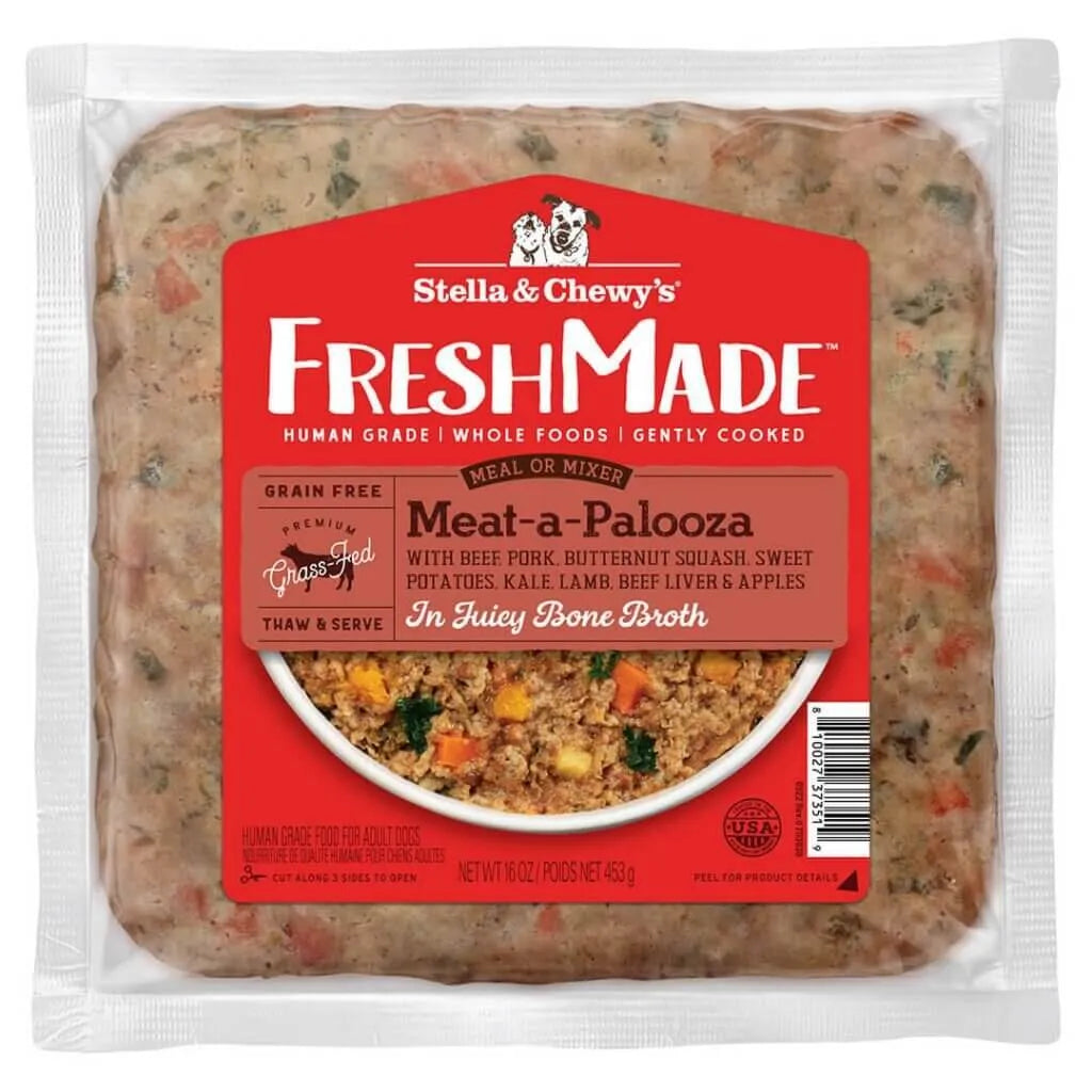 Stella & Chewy's FreshMade Meat-a-Palooza Gently Cooked Dog Food 16OZ