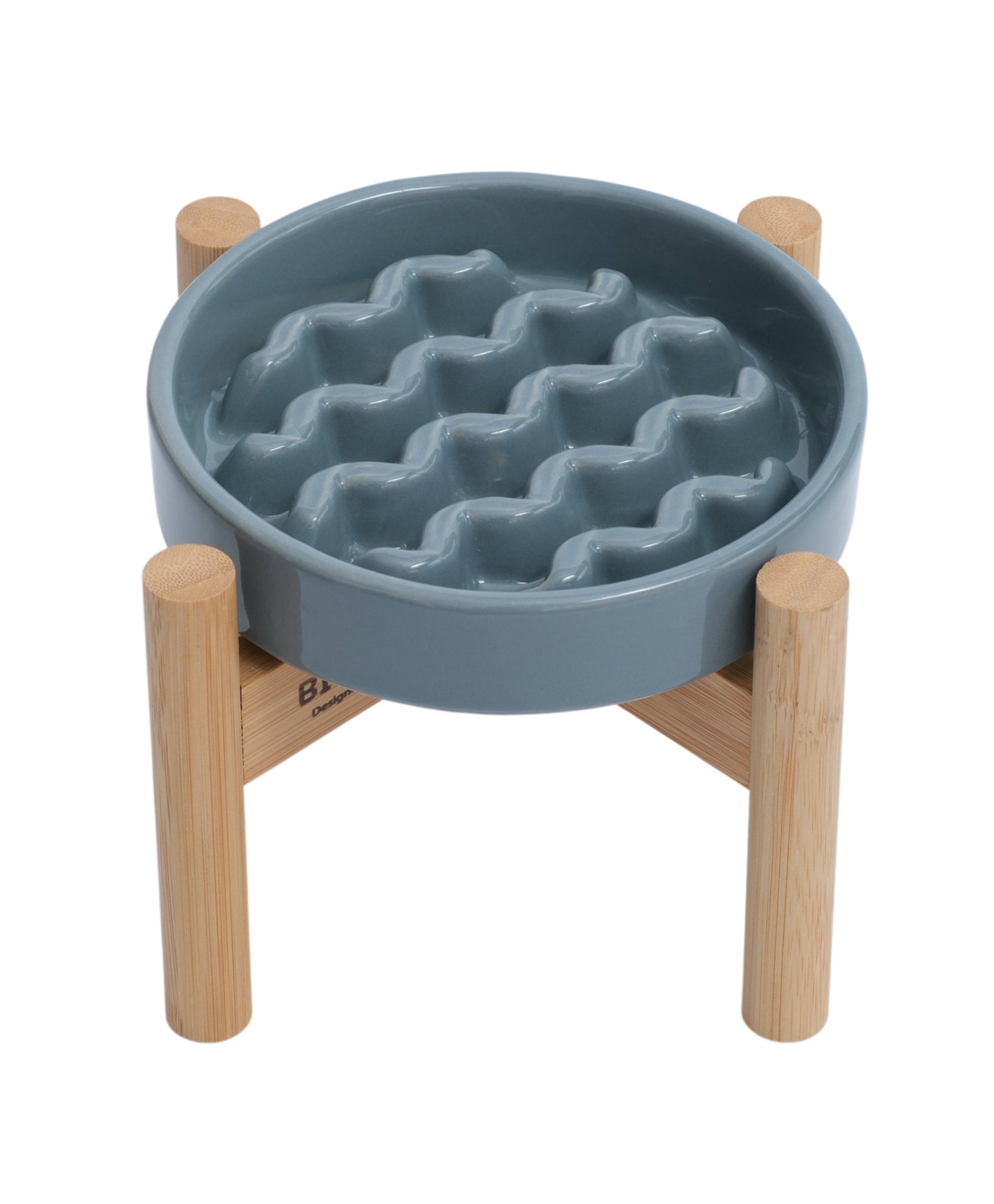 Pehom Macaroni Slow Feeder Dog Bowls - Purple