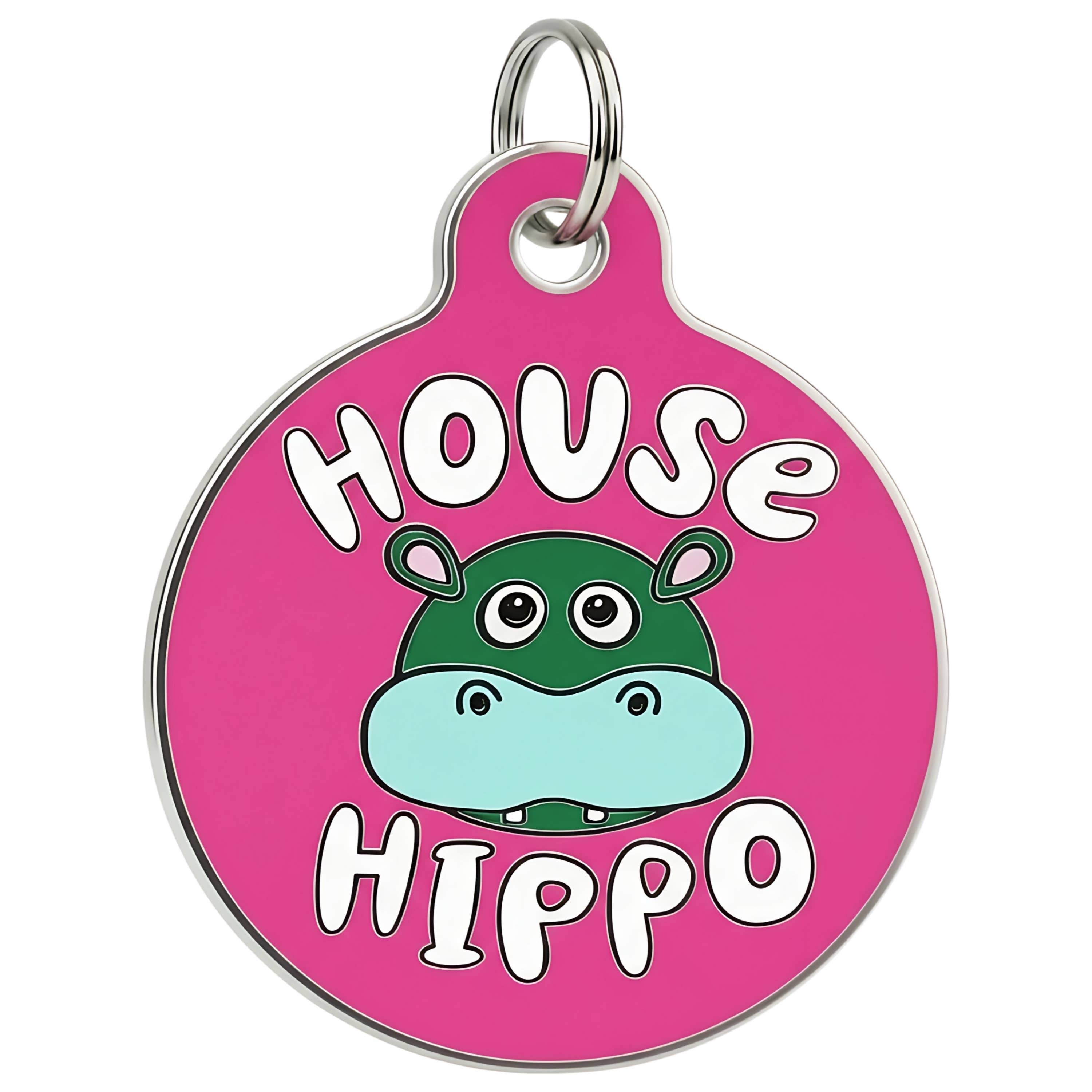 Bad Tags House Hippo - Pink