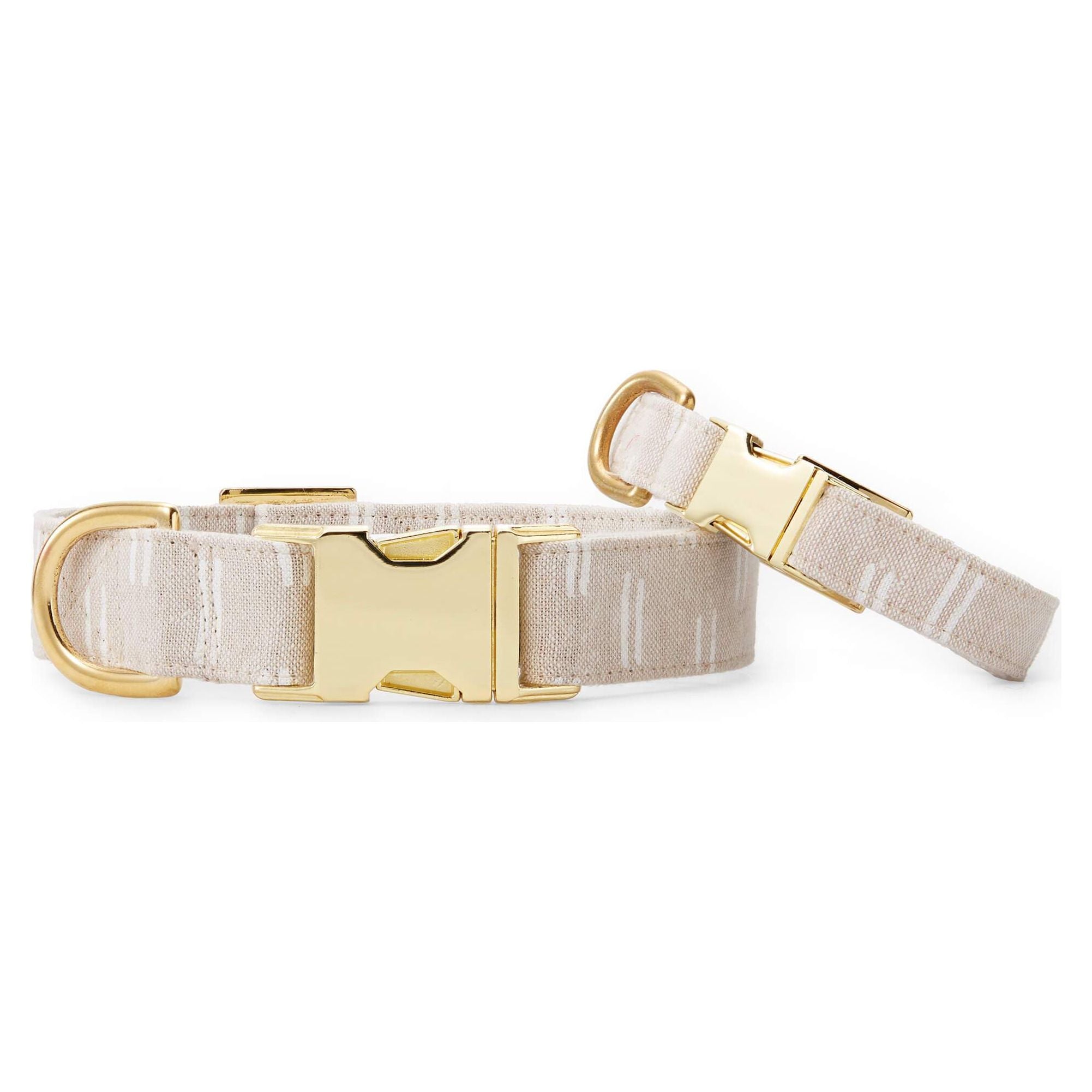 The Foggy Dog Flax Lines Boho Dog Collar