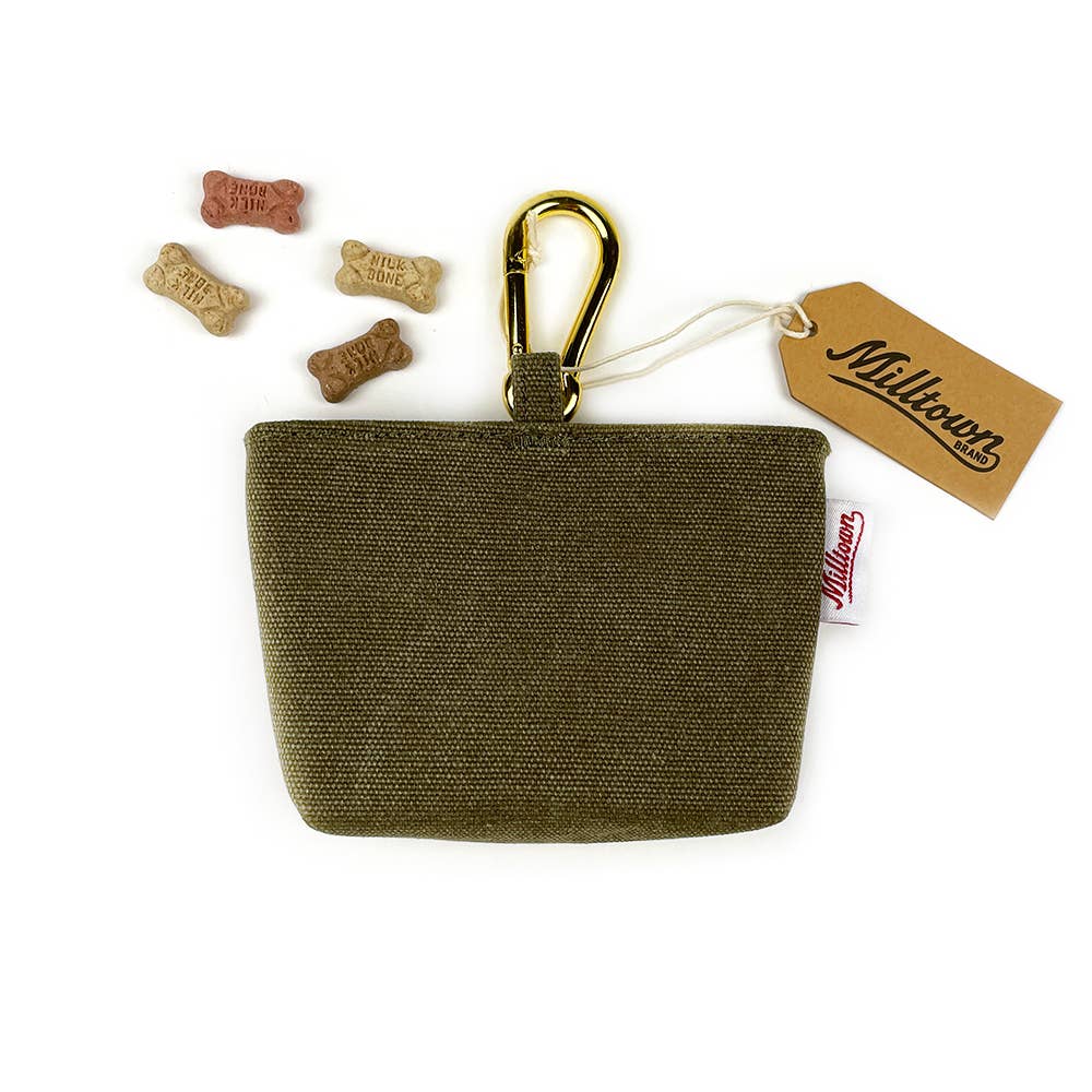 Milltown Brand Dog Treat Case - Pigment Washed Canvas
