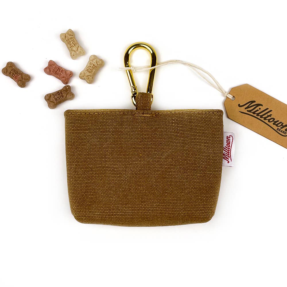 Milltown Brand Dog Treat Case - Pigment Washed Canvas