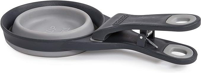 DEXAS COLLAPSIBLE KLIPSCOOP LIGHT GRAY 1 Cup