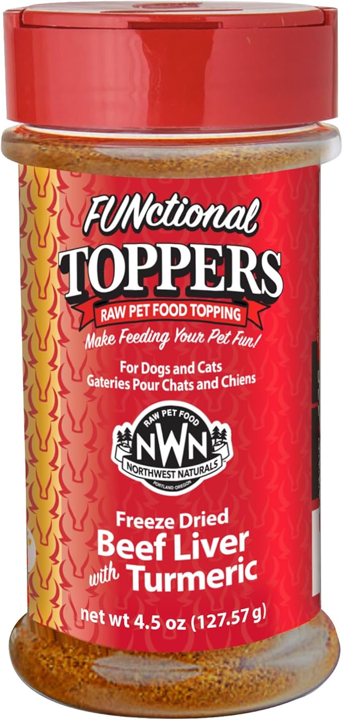 Northwest Naturals Beef Liver w/ Tumeric Topper 4.5oz