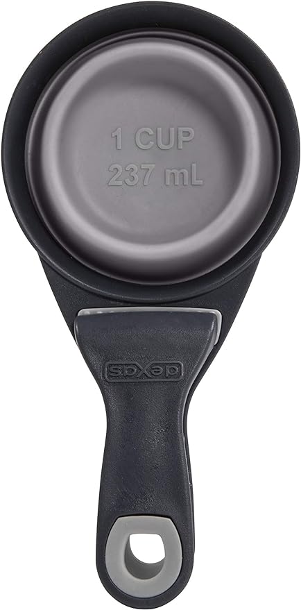 DEXAS COLLAPSIBLE KLIPSCOOP LIGHT GRAY 1 Cup