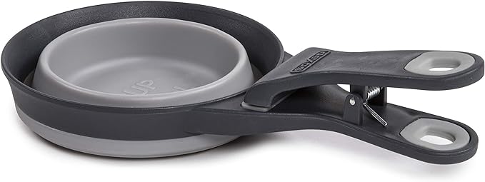 DEXAS COLLAPSIBLE KLIPSCOOP LIGHT GRAY 2 Cups