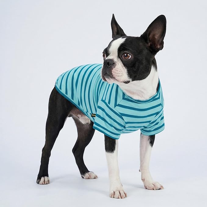 Fitwarm Striped Tee Teal