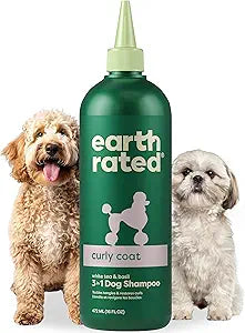 Earth Rated Dog Curly Coat 3-in-1 Dog Shampoo