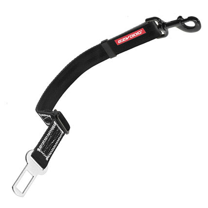 EzyDog Click Adjustable Car Restraint Black