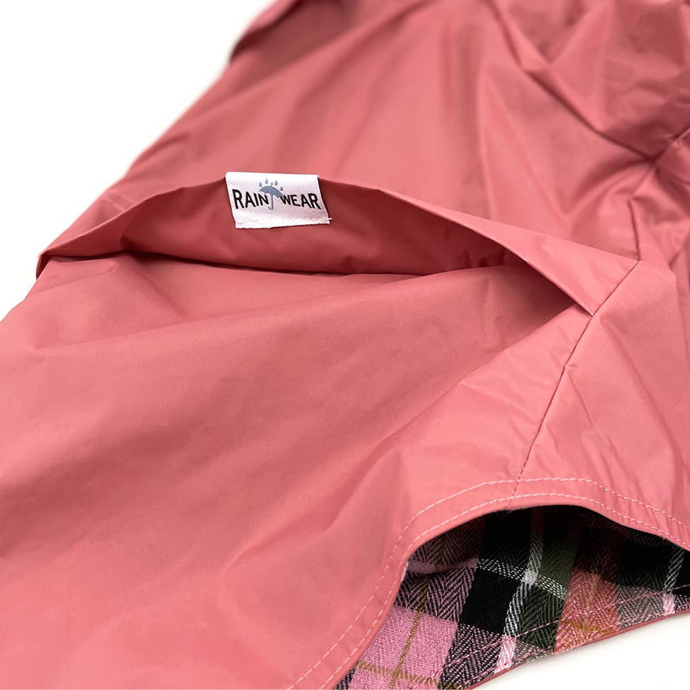 Milltown Brand Dog Rain Jacket - Dusty Rose 2.0