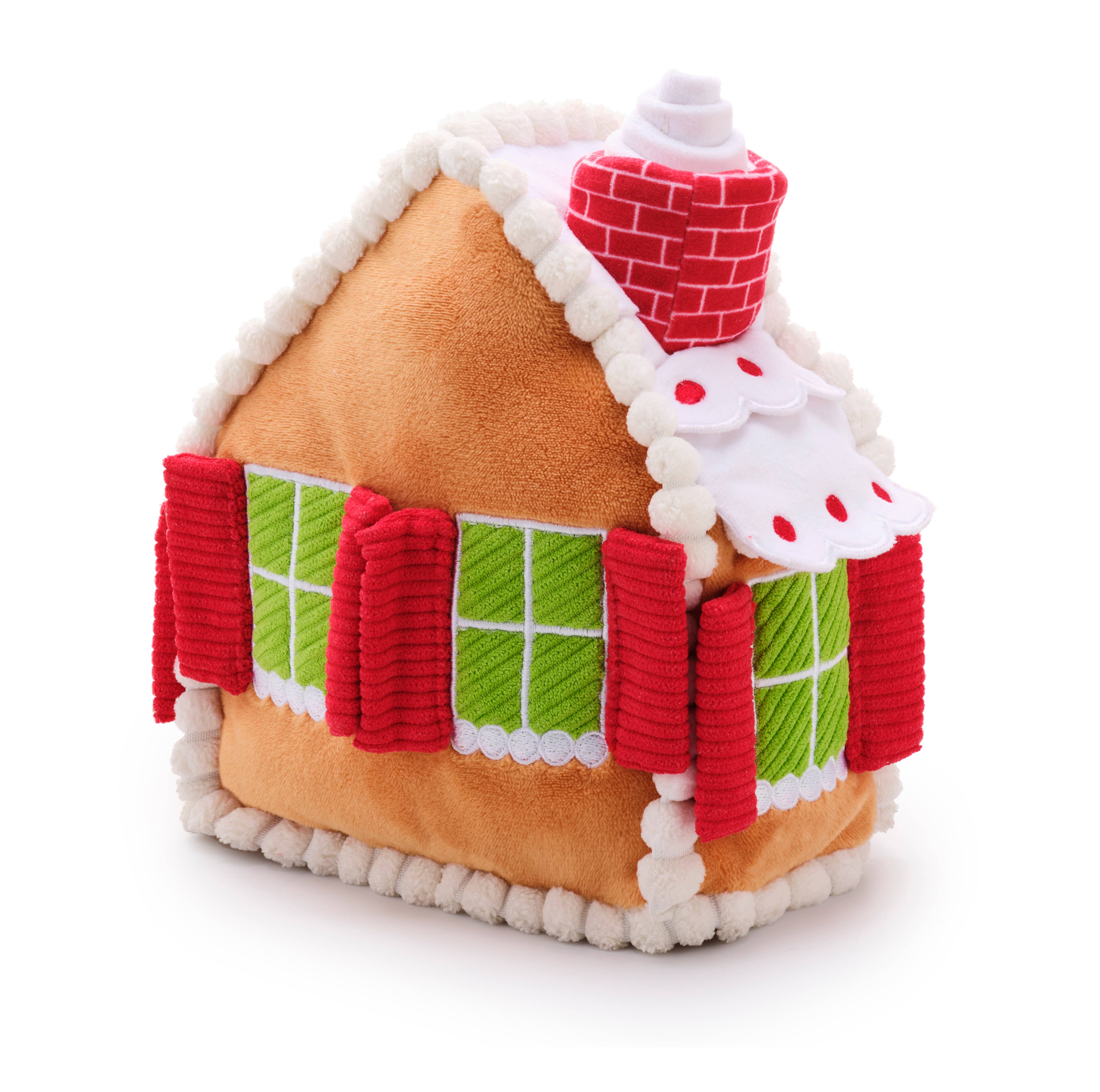 Foggy Dog Gingerbread House Interactive Holiday toy
