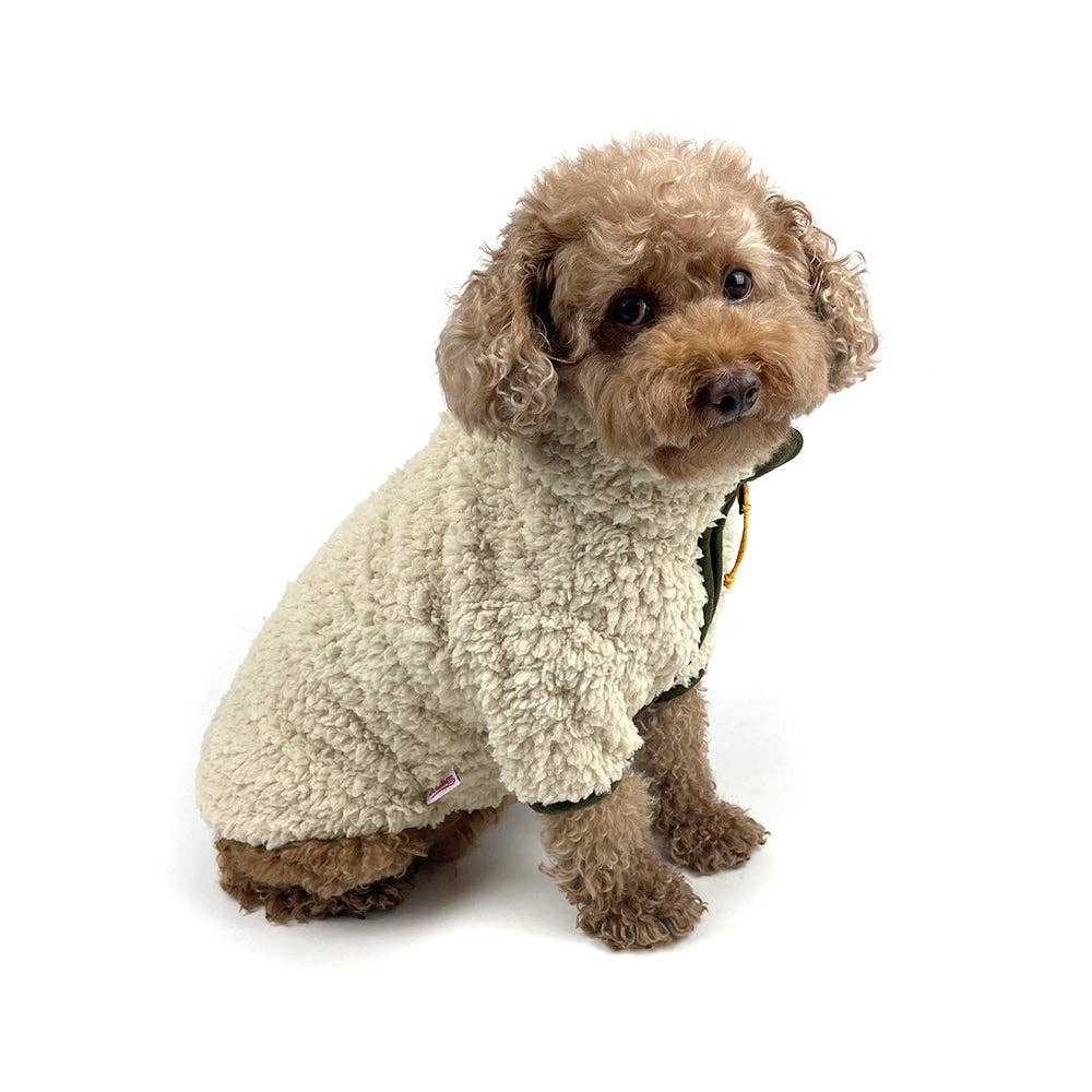 Sherpa Fleece Dog Coat