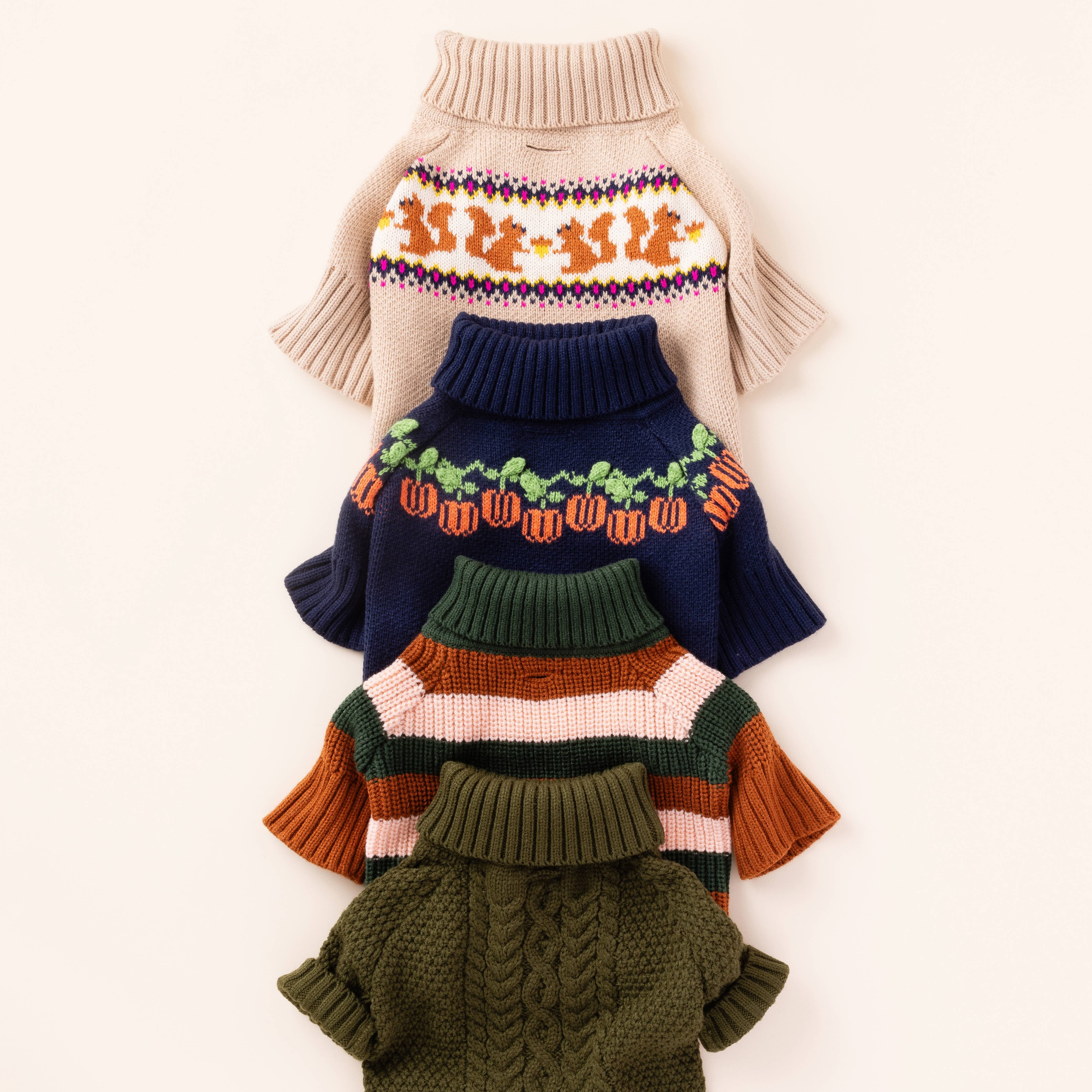 The Foggy Dog Bold Stripe Dog Sweater