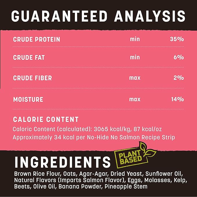 Earth Animal Dog No Hide Salmon Strips