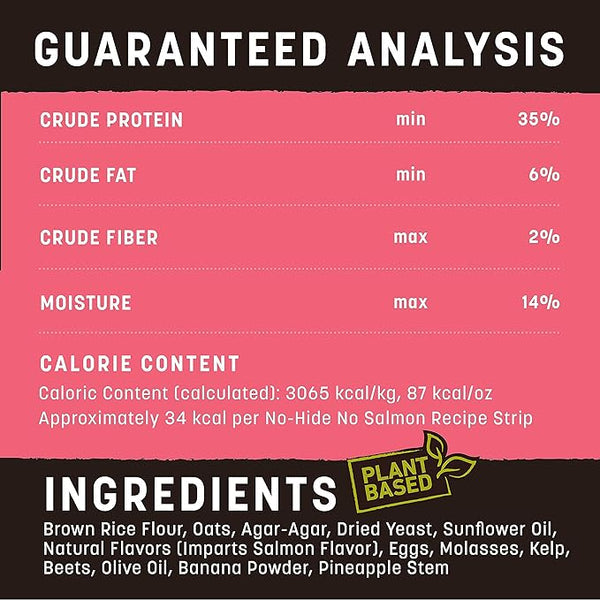 Earth Animal Dog No Hide No Salmon Strips 4-Pack