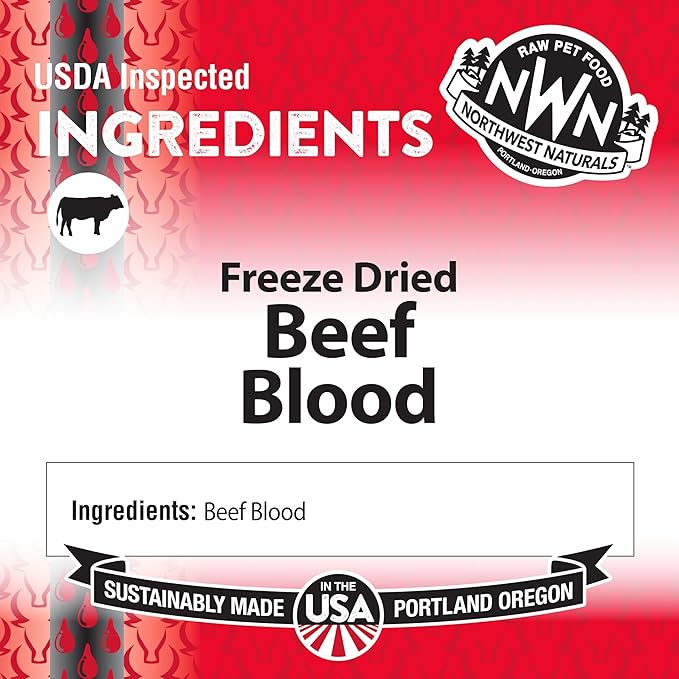 NorthWest Naturals Freeze Dried Beef Blood 3.5oz
