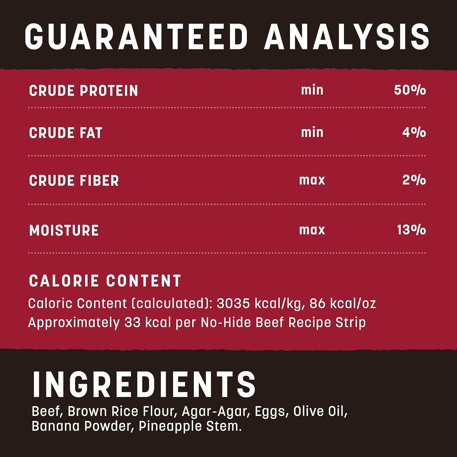 Earth Animal Dog No Hide Beef Strips