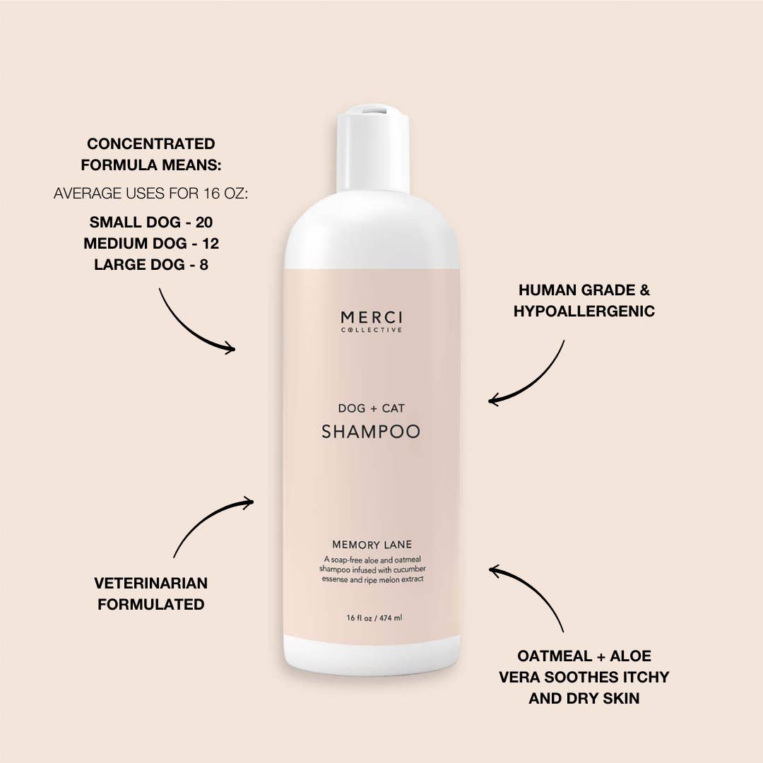 Merci Collective Crystal Infused Luxury Pet Shampoo