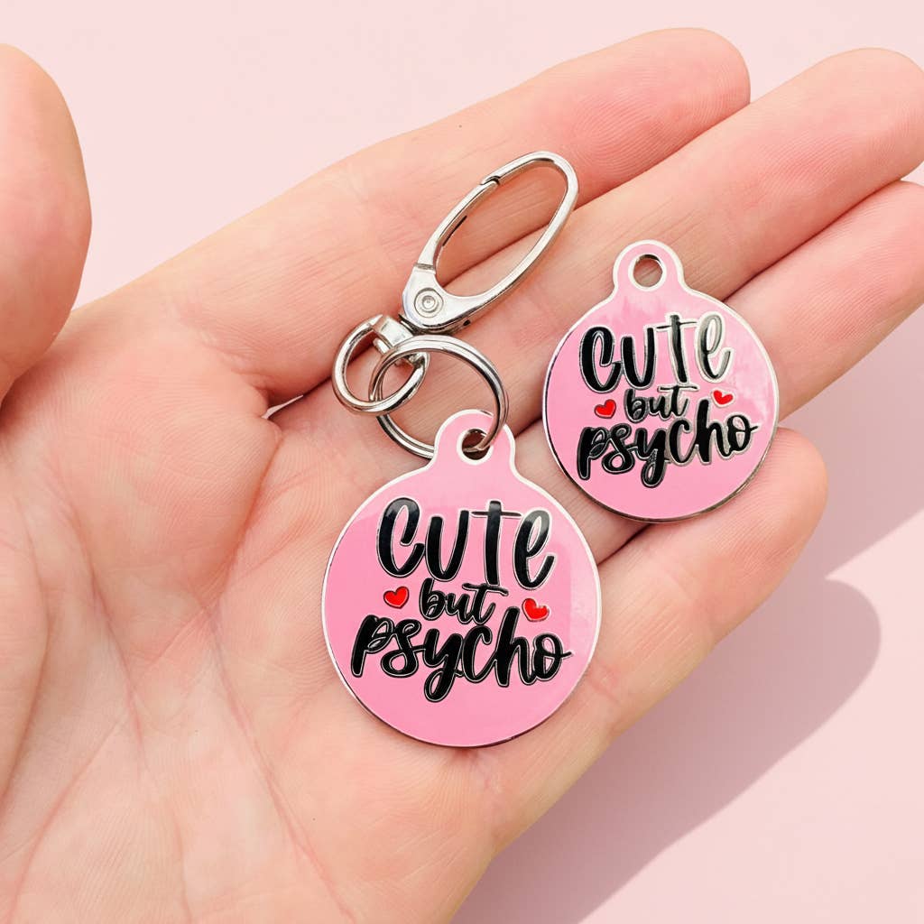 Bad Tags- Cute but Psycho *Pink
