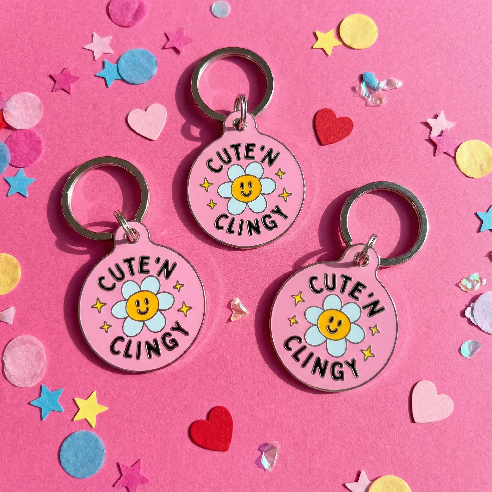 Bad Tag Cute N Clingy Pink