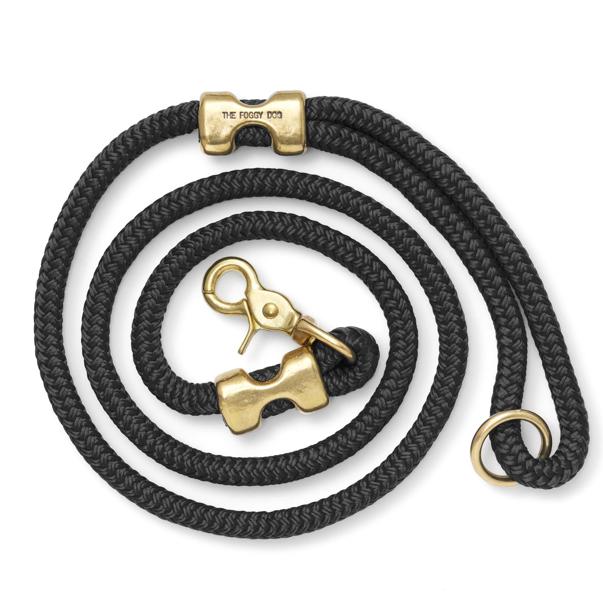 The Foggy Dog Onyx Marine Rope Dog Leash