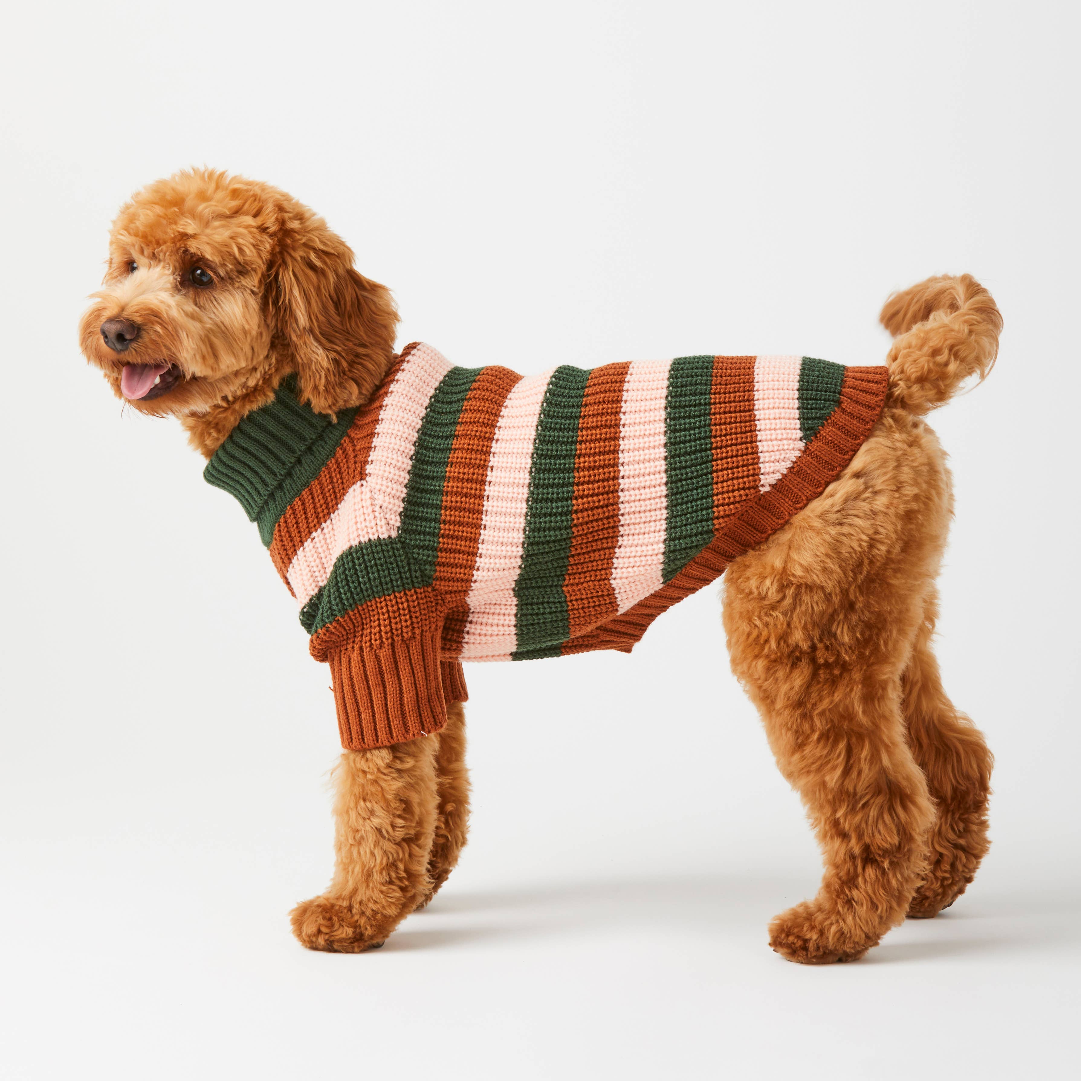 The Foggy Dog Bold Stripe Dog Sweater