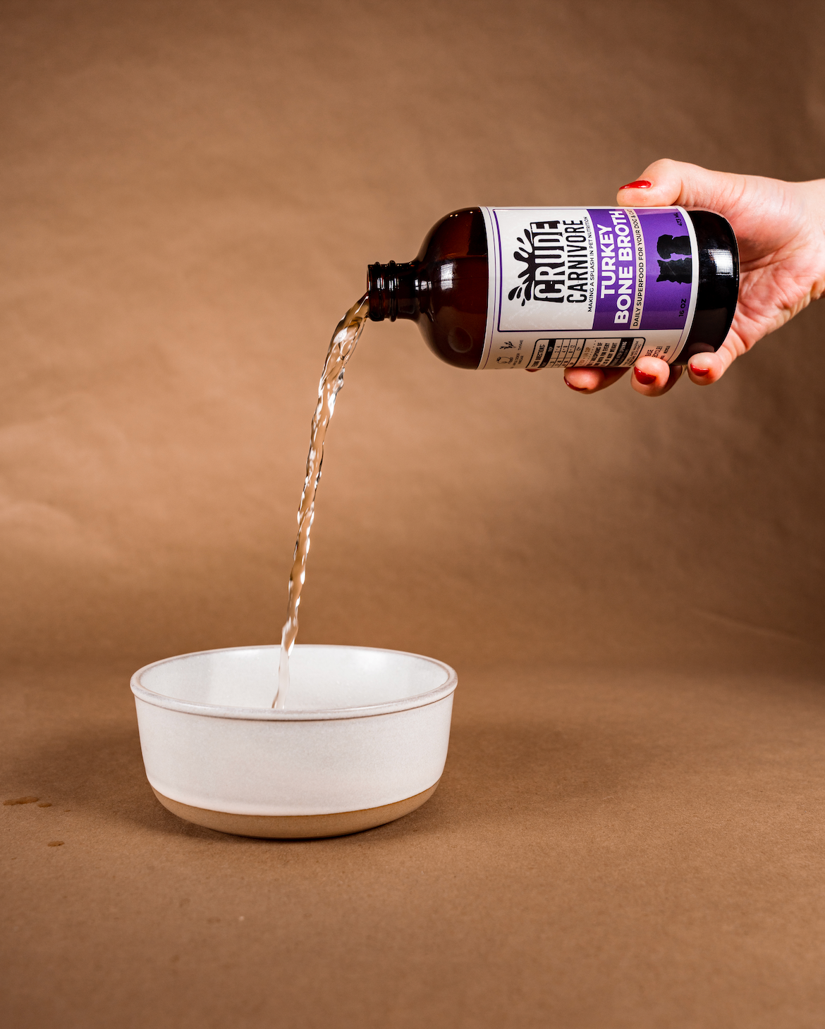 Crude Carnivore Turkey Bone Broth 16oz