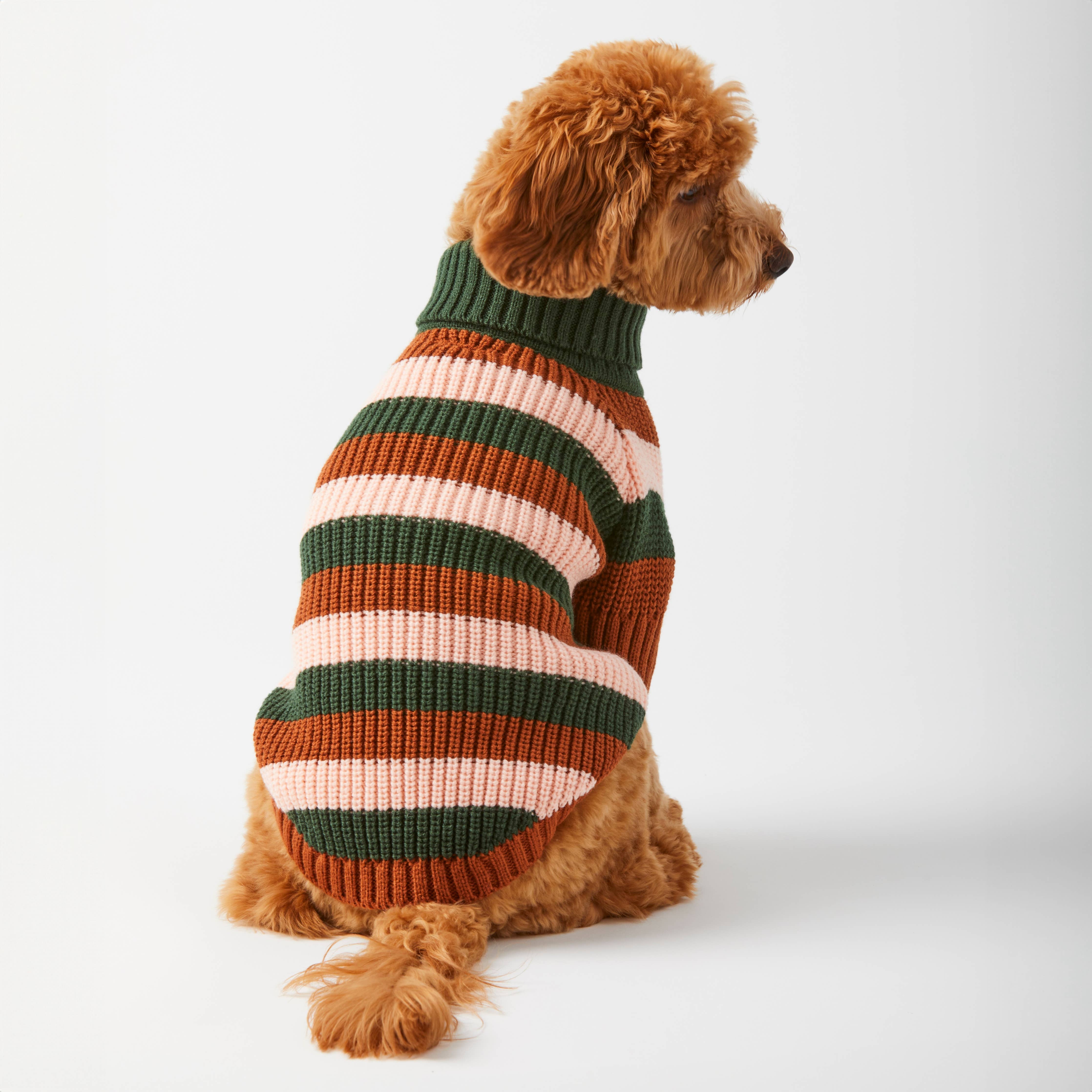 The Foggy Dog Bold Stripe Dog Sweater
