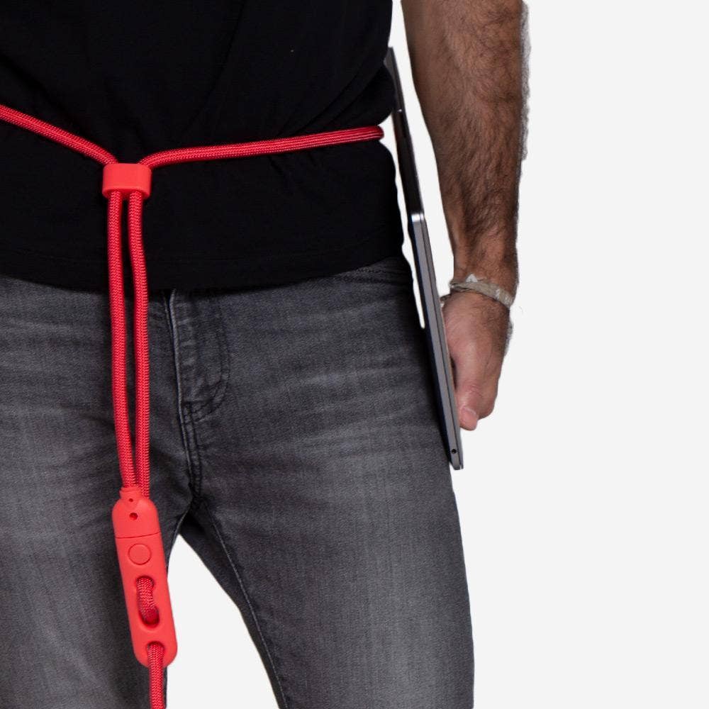 Zee.Dog Hands-Free Leash - Neon Coral