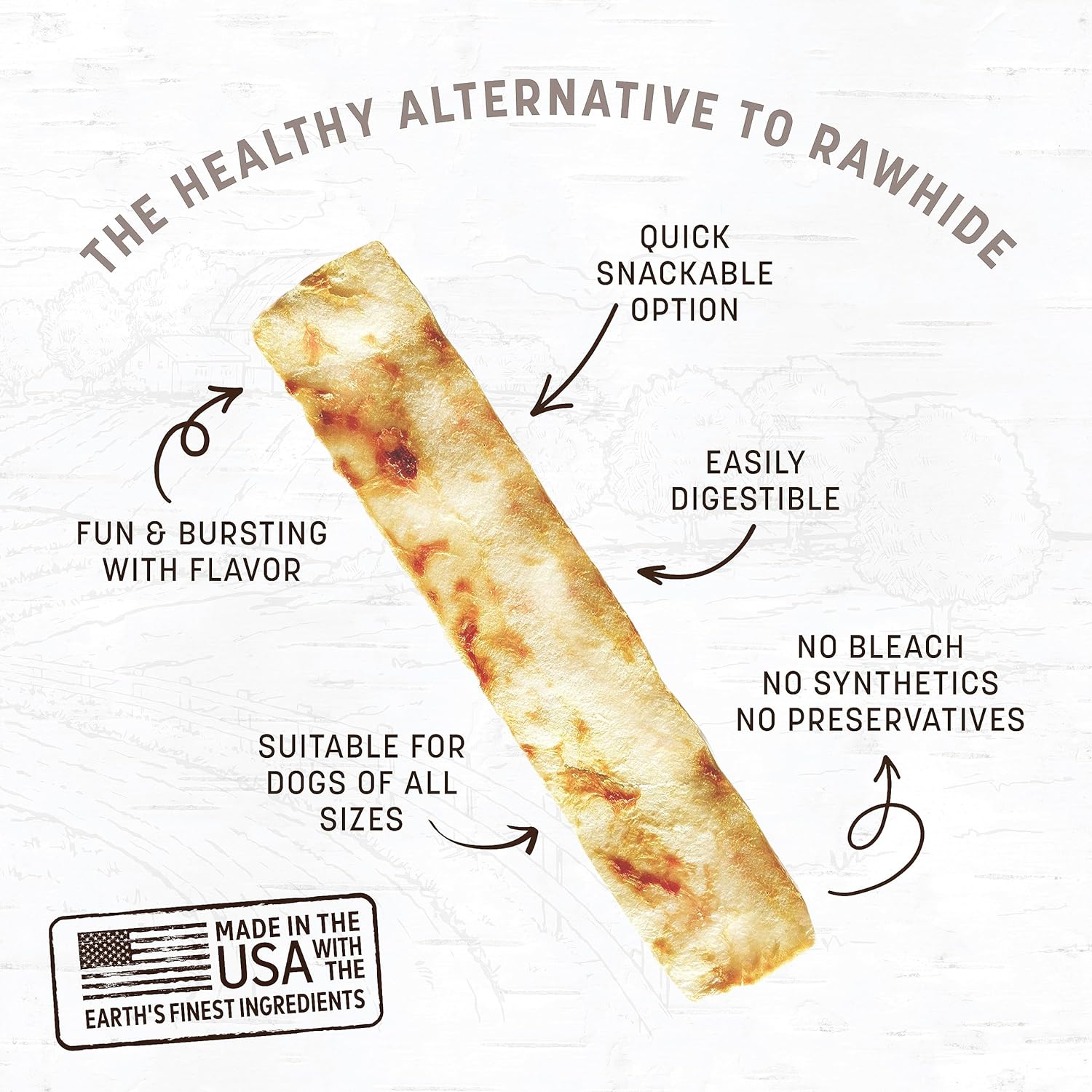 Earth Animal Dog No Hide Beef Strips