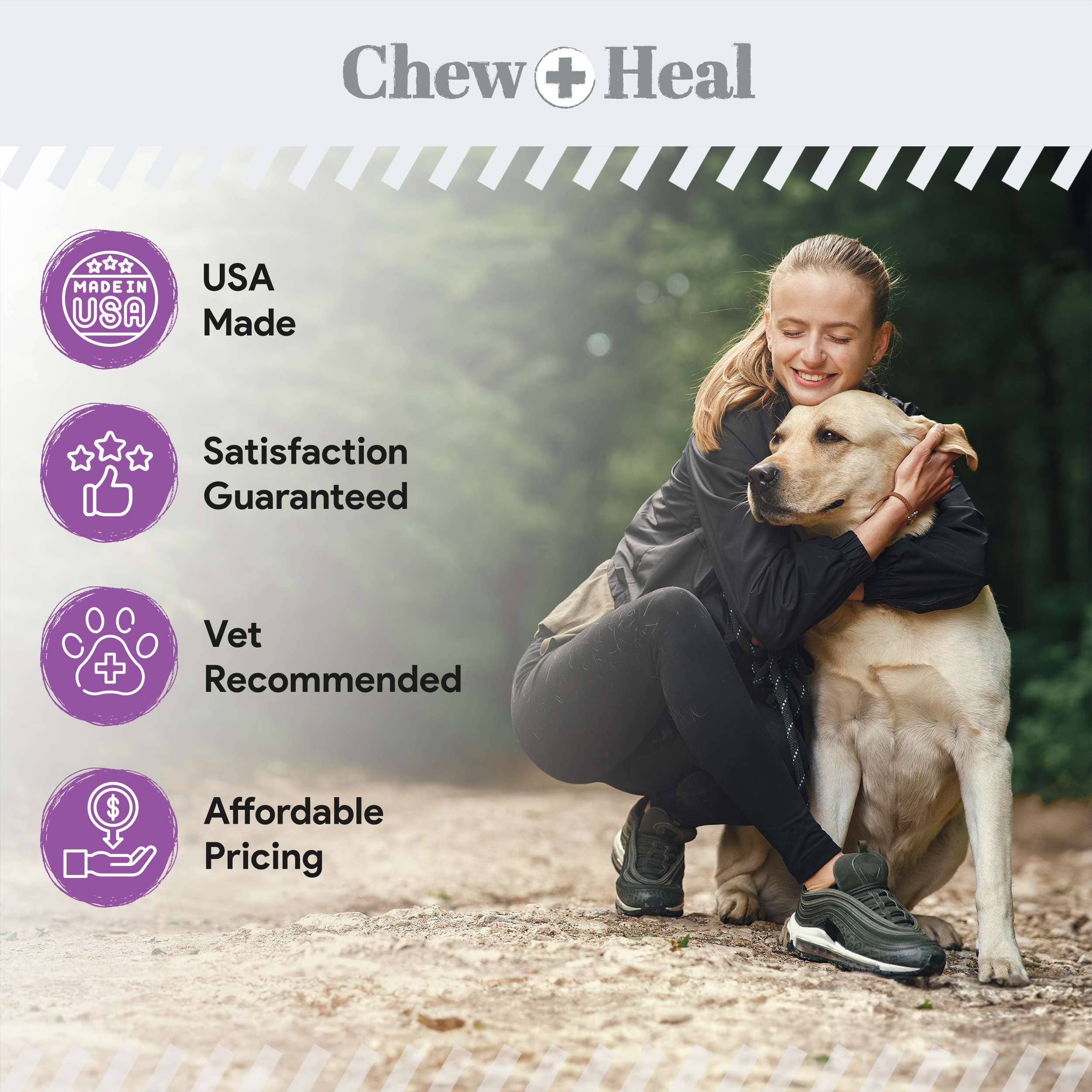 Chew + Heal Milk Thistle Tincture with Moringa & Salmon Oil for Dogs