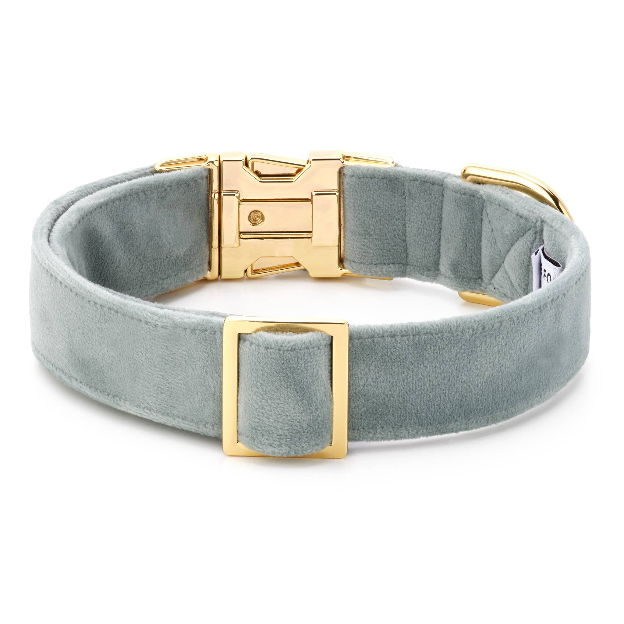 The Foggy Dog Sage Velvet Fall Dog Collar