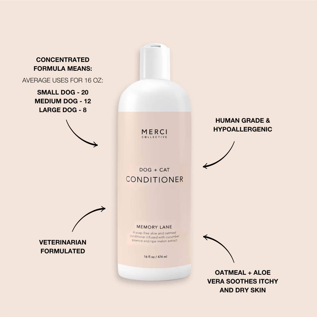 Merci Collective Crystal Infused Luxury Pet Conditioner