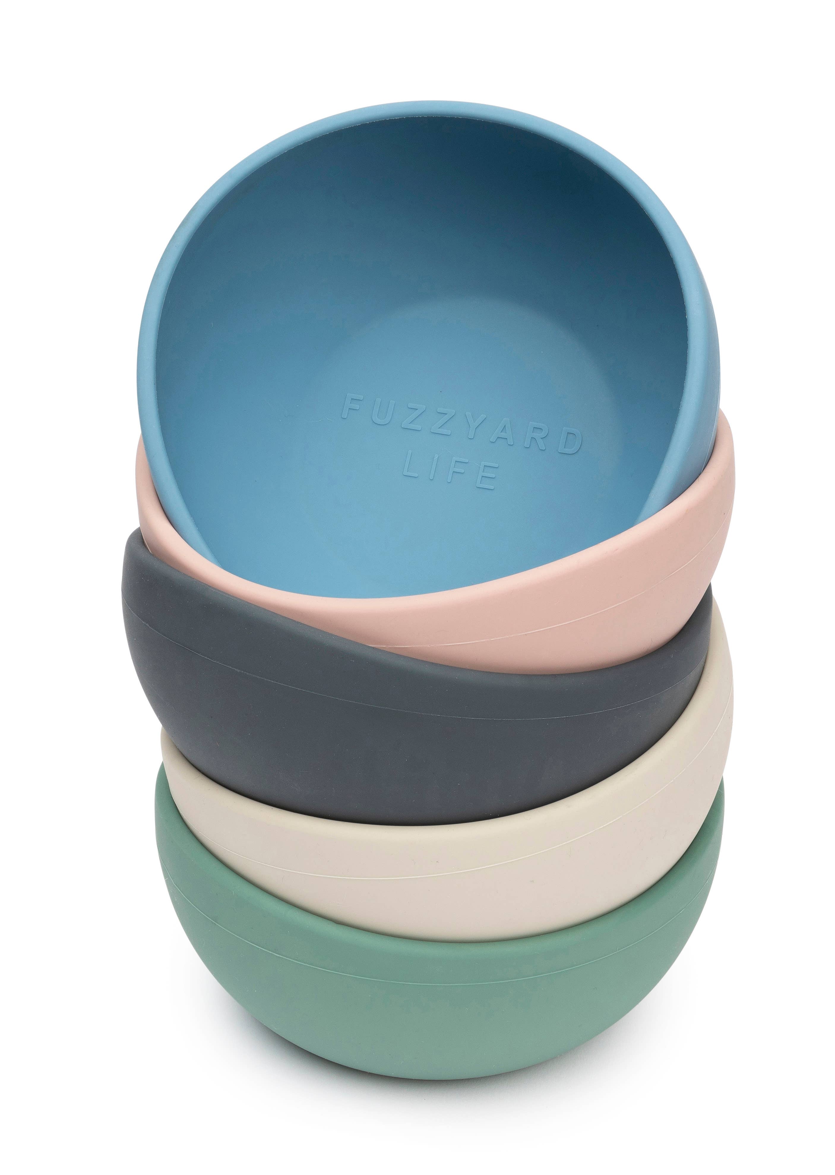 FuzzYard Life Silicone Bowl - French Blue L