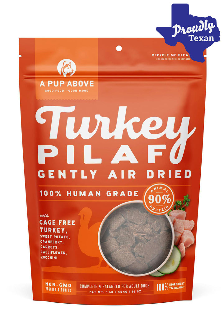 A Pup Above Dog Air Dried Turkey Pilaf