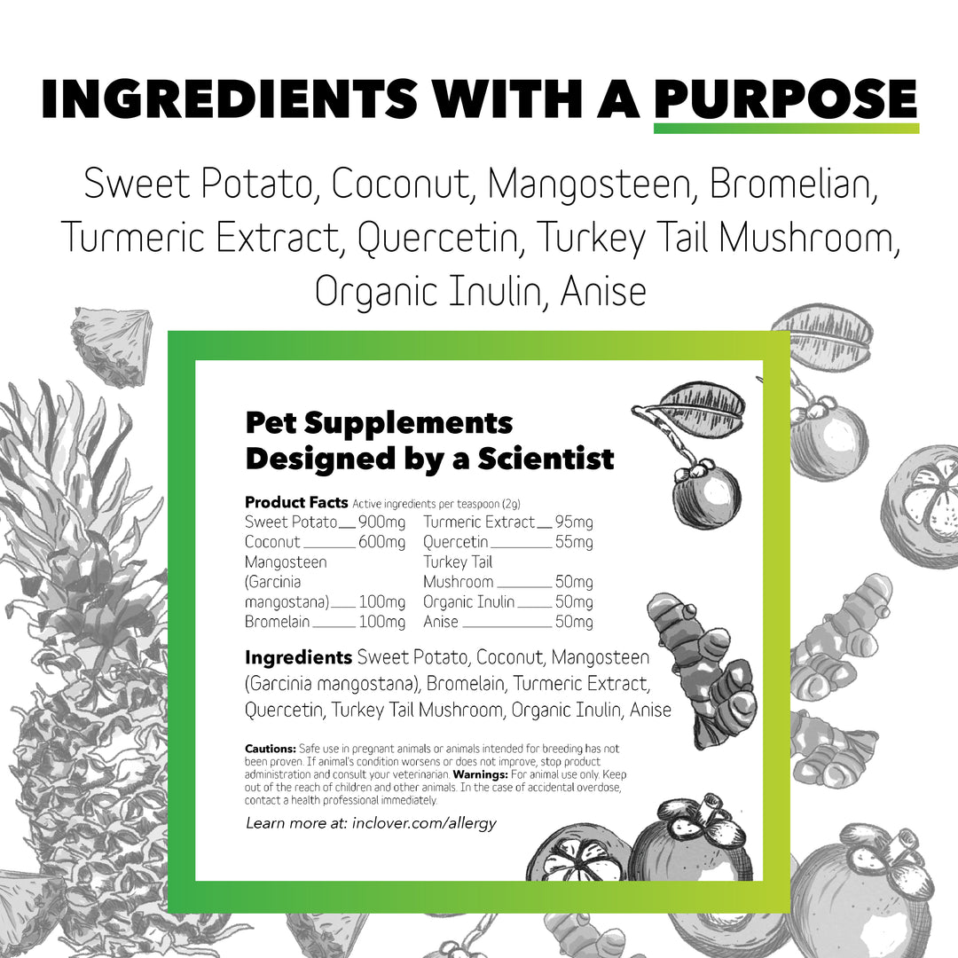 InClover Dog Cat BioResilient Allergy 100 Grams