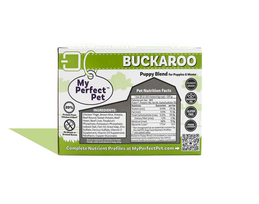 My Perfect Pet Puppy Buckaroo 4lbs