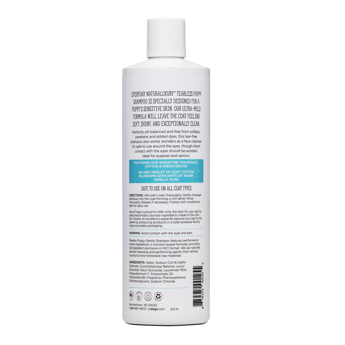 Isle of Dogs Tearless Puppy Shampoo 16oz